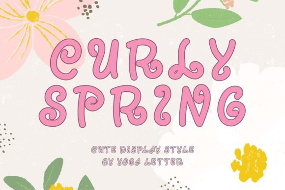 Curly Spring: A Playful Typeface for Creative Projects