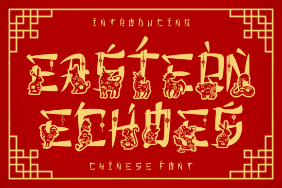 Eastern Echoes: A Typeface Where Tradition Meets Playful Design