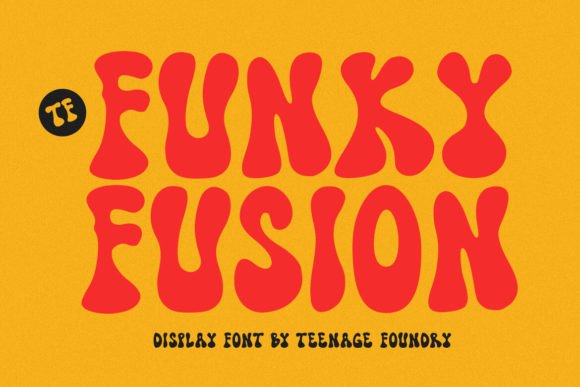 Funky Fusion: The Groovy Typeface for Retro-Chic Branding