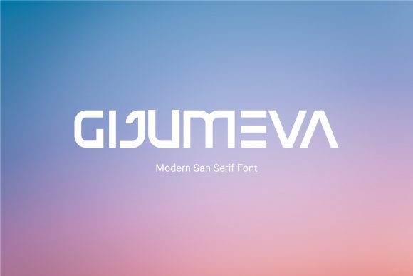 Gijumeva: A Modern Display Font for Creative Standout