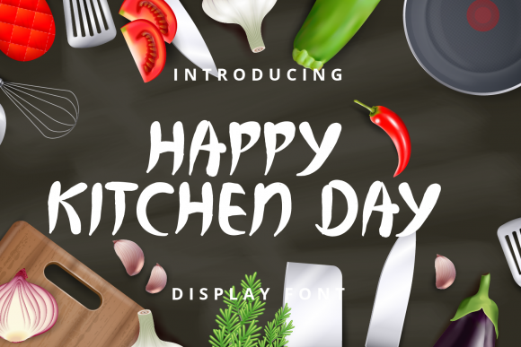 Happy Kitchen Day: A Font That Feels Like Home