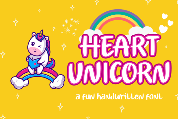 Heart Unicorn: A Font That Brings Whimsy and Charm to Your Designs