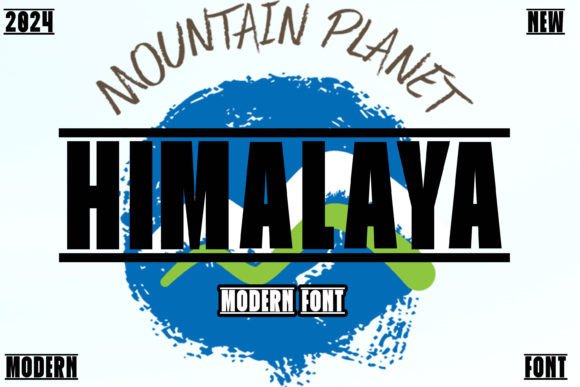 Himalaya: A Modern Display Font for Every Creative Project