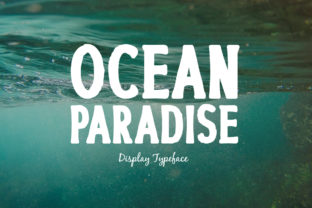 Ocean Paradise: The Fresh Display Font Your Creative Projects Need