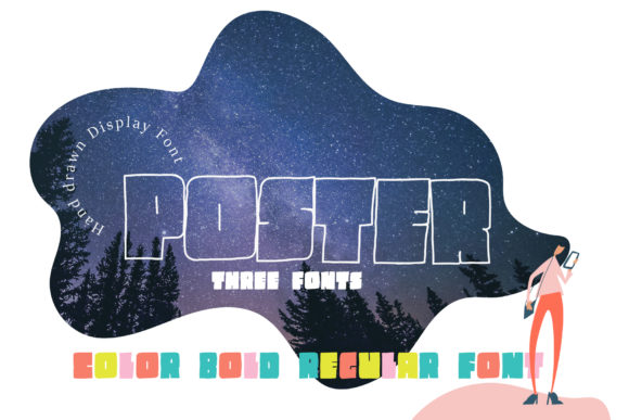 Poster: A Playful Display Font for Bold Designs