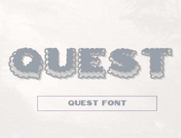 Quest: A Display Font with a Quirky, Adaptable Edge