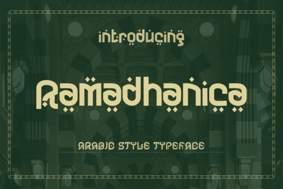 Ramadhanica: A Display Font That Balances Modern Edge with Effortless Style