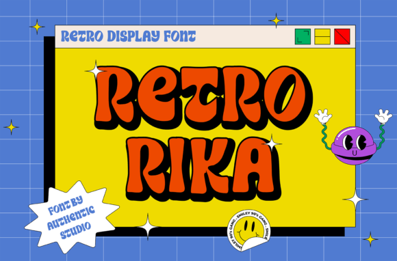 Retrorika: The All-Caps Typeface That Brings Groovy Energy