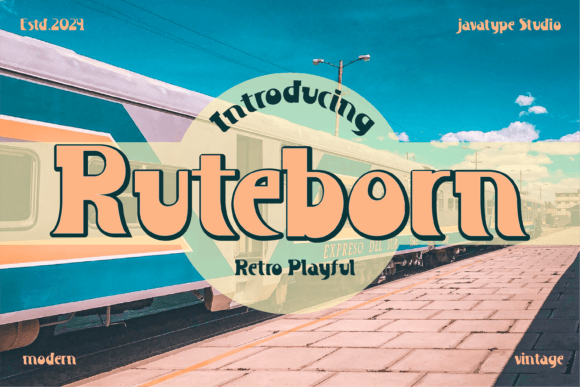 Ruteborn: The Retro Font That Captures Adventure