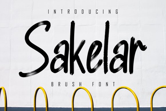 Sakelar: A Brushed Display Font with Grit and Character
