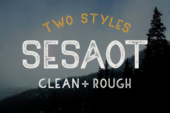 Sesaot: The Display Typeface That Balances Grit and Charm