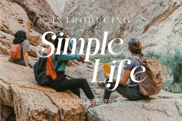 Simple Life: Where Minimalism Meets Modern Typography