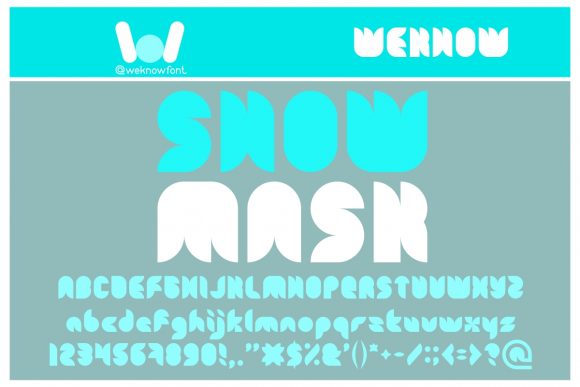 Snow Mask: The Futuristic Display Font That Commands Attention
