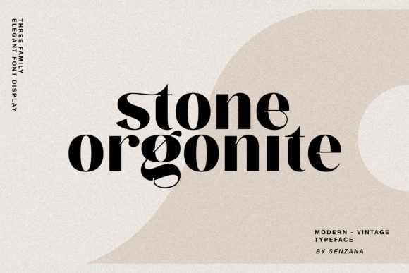 Stone Orgonite: The Display Typeface for Lasting Impact