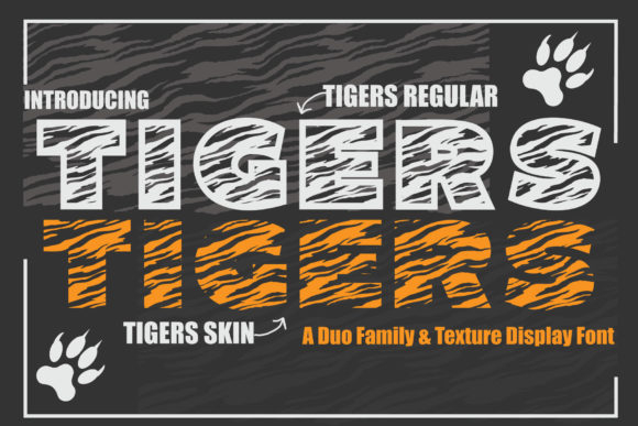 Tigers: The Bold Display Font That Commands Attention