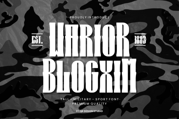 Warior Blogxim: A Font for Projects That Demand Attention