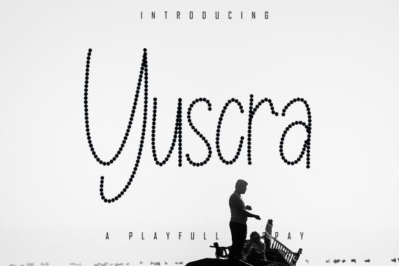 Yuscra: A Playful Dotted Font for Creative Projects